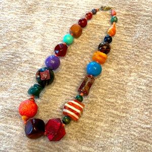 Funky beaded necklace